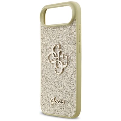 6. Guess Fixed Glitter Big 4G Hülle für iPhone Air - Gold