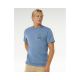 3. Herren RIP CURL Vaporcool Search Stack T-Shirt Blau