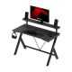 6. Huzaro Hero 1.9 Schwarzer Gaming-Schreibtisch