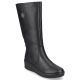 37. Rieker W RKR237B Wasserdichte Lederstiefel mit Lammwolle gefüttert