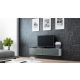 TV-Schrank VIGO '140' 30/140/40 weiß/grau glänzend