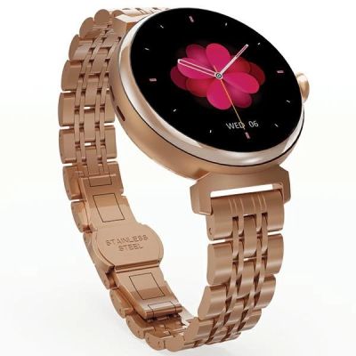 3. HiFuture Aura Damen-Smartwatch – Roségold