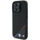 2. BMW M Perforated Tricolor Line MagSafe Hülle für iPhone 16 Pro – Schwarz