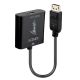 Lindy 41068 1,5 m DisplayPort HDMI Typ A (Standard) Kabeladapter Schwarz