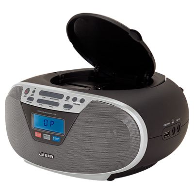 3. AIWA Boombox BBTU-400SL CD/FM RDS/USB/BT silber