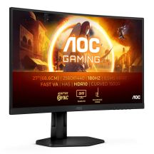 AOC G4 CQ27G4X Computermonitor 68,6 cm (27") 2560 x 1440 px Quad HD LCD Schwarz