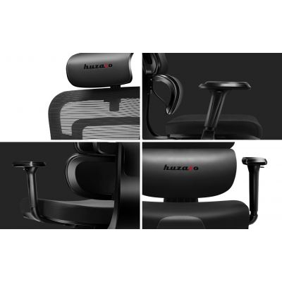 7. Huzaro Combat 7.0 Schwarzer Gaming-Stuhl