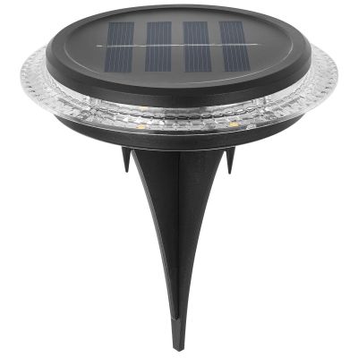 27. Solar-Scheibenlampen zur Boden- oder Wandmontage, 2 Stück