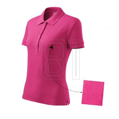 Malfini Cotton W MLI-21340 lila rotes Poloshirt