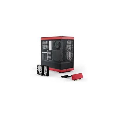 3. HYTE Y40 Midi-Tower Schwarz, Rot