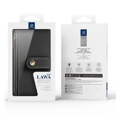 12. Dux Ducis Skin Pro Hülle für Samsung Galaxy A36 5G / A56 5G mit Klappdeckel und Kartenfach - Schwarz