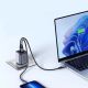 3. Ugreen Nexode N Series X525 45W GaN Wandladegerät 1x USB-A 1x USB-C - Schwarz