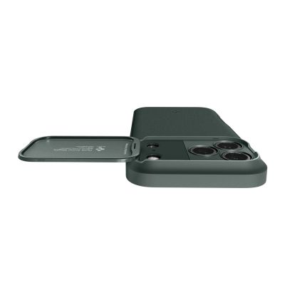 11. Spigen Optik Armor MagSafe Case für iPhone 17 Pro Max - Grün