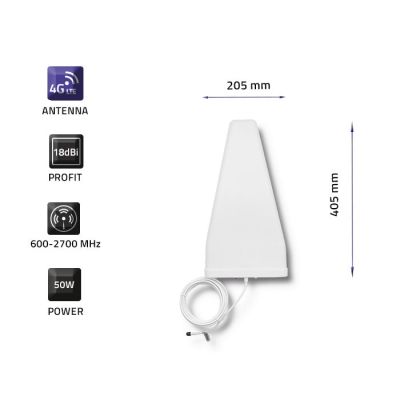 4. QOLTEC 4G LTE-ANTENNE | 18 dBi | EXTERN
