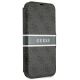 3. Guess GUBKP13L4GDGR iPhone 13 Pro / 13 6,1" grau/graues Buch 4G Stripe