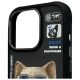 3. Nimmy Cool&Cute 2.0 Hundehülle für iPhone 16 Pro Max - Schwarz