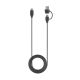 14. BOYA CastMic P60D Studio-Mikrofonständer mit Kabel (USB/XLR) – Schwarz