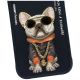 5. Nimmy Glasses Cool Nag Hülle für iPhone 18 Pro / 17 Pro - Schwarz