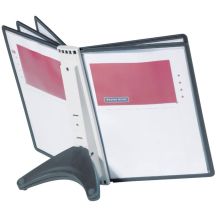 DURABLE Sherpa Soho Tischständer m. 5 Sichttafeln anthrazit