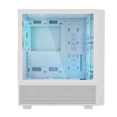 11. MODECOM BREEZE ARGB FLOW MIDI USB TYP-C GEHÄUSE WEISS