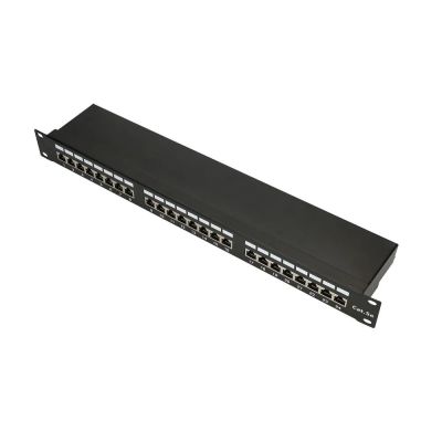 4. Extralink Patchpanel CAT5E STP V2 24 Ports