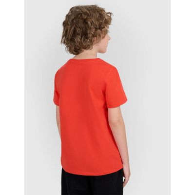 2. Normales bedrucktes Jungen-T-Shirt 4F 4FJRAW25TTSHM3261-62S