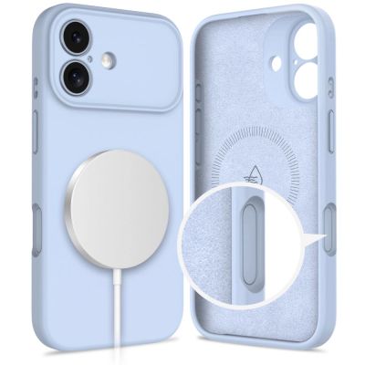 2. Tech-Protect Silikon MagSafe Hülle für iPhone 17 - Blau