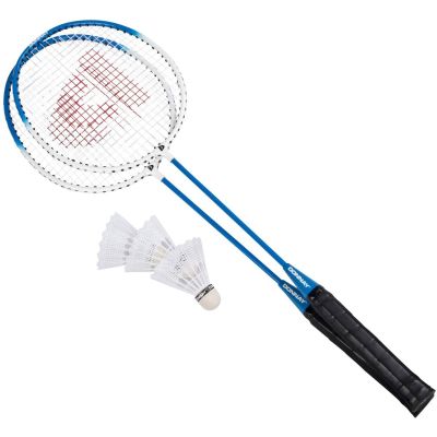 5. DONNAY 6-IN-1 BLAUES BADMINTON-SET IM KOFFER
