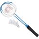 5. DONNAY 6-IN-1 BLAUES BADMINTON-SET IM KOFFER