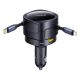 5. Baseus Enjoyment Max 90W Autoladegerät 2x USB-C + USB-C und Lightning Kabel - Schwarz