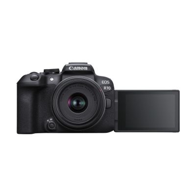 2. Canon EOS R10 + RF-S 18-45mm F4.5-6.3 IS STM spiegellose Kamera, 24,2 MP CMOS, 6000 x 4000 Pixel, Schwarz