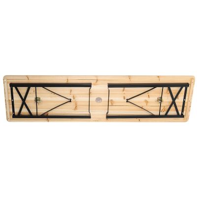 22. Picknick-Bar-Set, bestehend aus Holztisch und 2 Bänken