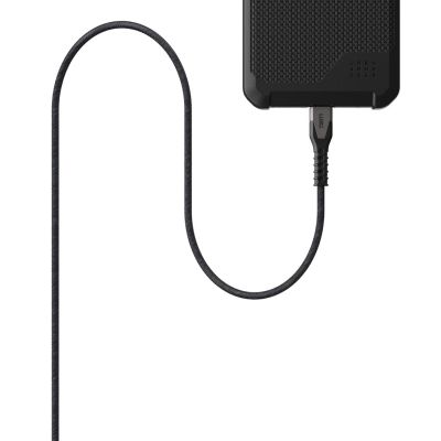 3. Urban Armor Gear Kevlar-Kabel – 1,5 m – Lightning – USB-C – Stecker – Herren – Grau