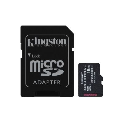 KINGSTON microSDHC 16GB Industrial C10 A1 pSLC Karte