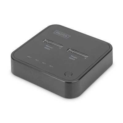 13. DIGITUS M.2 NVME SSD-Dockingstation mit Offline-Klonfunktion, USB-C, Schwarz DA-71545