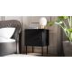 3. PALAZZO BIS 2-teiliger Nachttisch 45x39xH59 schwarz matt