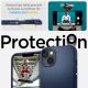 8. Spigen Mag Armor Hülle für iPhone 14 Plus – blau