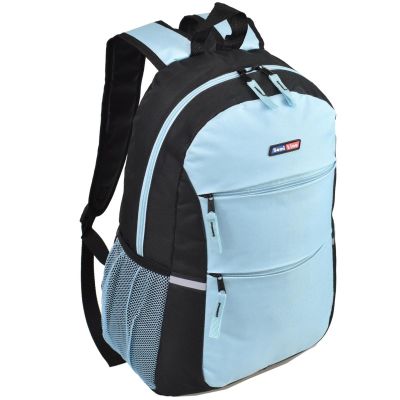 Jugendrucksack hellblau-schwarz SEMI LINE