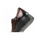7. Scholl Emma Laces Damen Sport Leder Braun Plateauschuhe