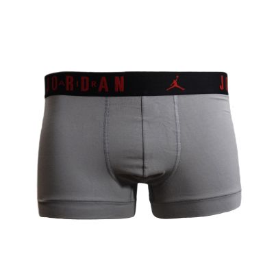 2. Air Jordan Flight Cotton Core Boxer 3er-Pack Grau/Schwarz/Weiß Herren-Boxershorts - JM0693-F66