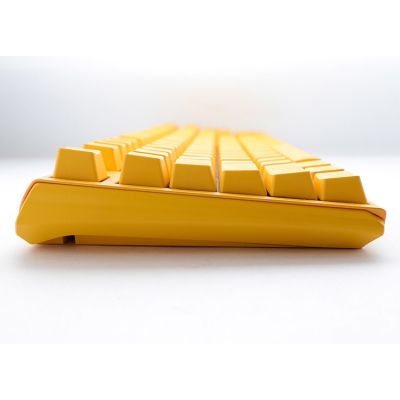 8. Ducky One 3 Gelbe TKL Gaming-Tastatur USB Deutsch Gelb
