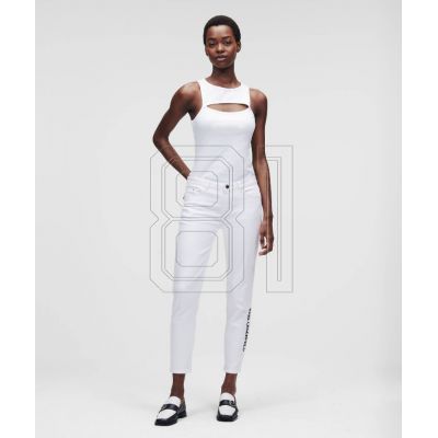 2. Karl Lagerfeld Weiße Gf-Jeanshose W 221W1101 Jeans