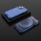 13. Honeycomb Handyhülle Schutzhülle mit TPU Rahmen für iPhone 13 mini blau