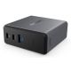 5. Lenovo X9 Ladestation mit GaN-Anbindung, kabelgebunden, USB 3.2 Gen 2 (3.1 Gen 2), Typ-C, Grau