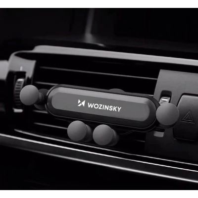 16. Wozinsky Schwerkraft-Autotelefonhalter für Lüftungsschlitze schwarz (WCH-05)