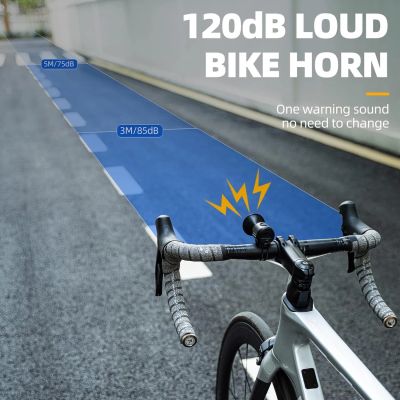 4. Rockbros 34210002001 elektronische Fahrradklingel – schwarz