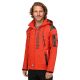 5. Geographical Norway Techno MEN 056 BS3 Herren Sportjacke mit verstellbarer Kapuze, wasserdicht, rot (WU1060H/GN)