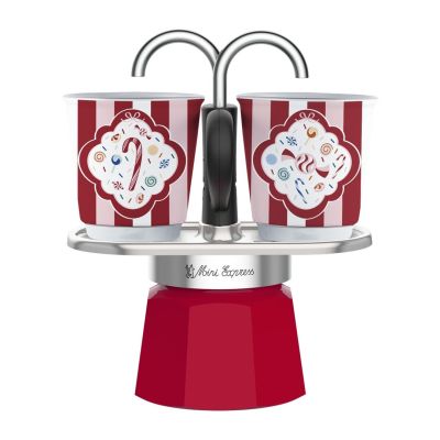 2. Mini Express Espressokocher-Set + 2 Tassen 5461 BIALETTI