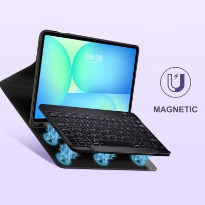 7. Tech-Protect SC Pen + Tastaturhülle für Samsung Galaxy Tab S10 FE+ 13.1 X620 / X626B - Schwarz