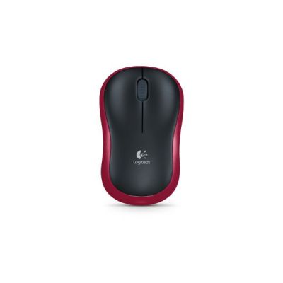 3. Logitech M185 Kabellose Maus 910-002237 (Optisch; 1000 DPI; Rot)